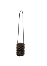 Chewy Shearling Fur Toggle Crossbody Bag