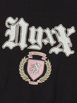 EMBLEM PATCHWORK SWEATSHIRT (BLACK)