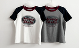 ロックレットカラーラグラン半袖Tシャツ