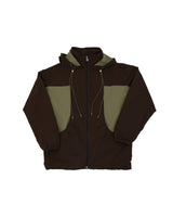 Two string windbreak / brown