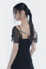 メリーシフォンドレス black