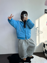 FLEECE🔥HEATER🔥BALLOON WIDE LONG PANTS💚💙💛🩶 7COLOR
