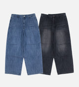 Slab Snap Balloon Denim (2color)