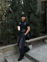 Ever denim two-tuck pants