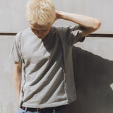 Fiddlehead half T-shirts / Melange gray
