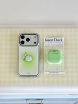 [SET] GREEN TOMATO SORBET Silver Epoxy Case Ring Tok