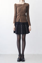 Ethel pattern knit skirt