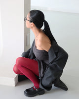 Norma Oversized-Fit Wool Half Coat