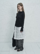 RIVET BUTTON HOODIE TOP