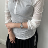 Faded Slim Bangle Watch