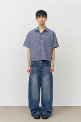 Ade Cropped Check Shirt