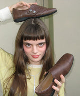 Silly 0063. Button Loafers - 2colors