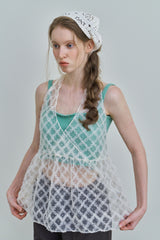 Halter top blouse_beige