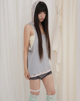 APRON MICRO PANTS / GREY