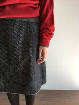 Suit Twill Denim Skirt (1color)