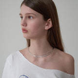 Silver 925 Flat Snake Chain Necklace