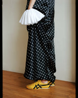 v back dot dress