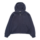 フードスウェットジップアップジャンパー (Navy)