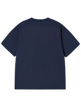 25FW コネクトグラス半袖Tシャツ ダークネイビー