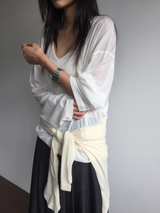 Cinnamon Summer V-neck Knit (6color)