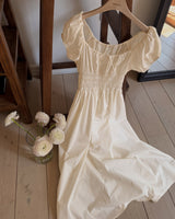 Wayne Shirring Long Dress