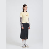 アートワークラグランショートスリーブTシャツ (イエロー)