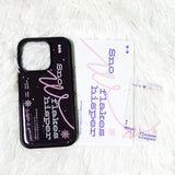 【MADE】Snow epoxy phone case(2 colors)
