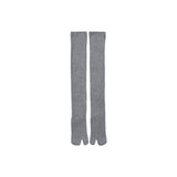 Ribbed Tabi Knee Socks_4 color