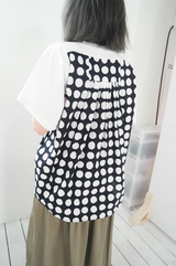 back pleats T (2c)