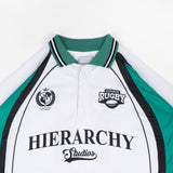HIERARCHY STUDIOS Unruled - Ivory Rugby Oversized Polo Jersey
