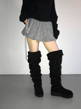 cable wool pumkin shorts(3 color) 