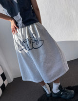 Hip Character Tattoo Lettering Bermuda Shorts 3color