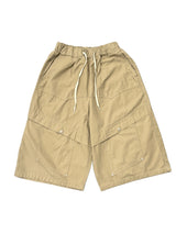 Sand Western Rivet Bermuda Pants 4C