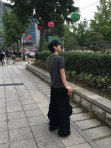 トーブ リネン カーゴ ワイド パンツ3C