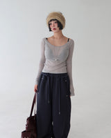 See-Through Thin and Slim T-Shirt