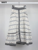 CARROT BUTTON FULL SKIRT (2C)