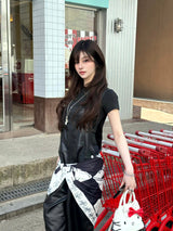 Leather overalls