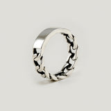 SVR-629 ACE Chan Enhyphen Silver 92.5 Private Chain Silver Ring 5mm