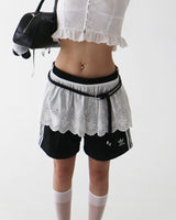 Ring two-string loop strap belt