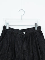 Cozy Nonfade Pintuck Back Banding Short Pants