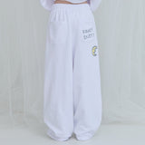 [FANCY X DUSTY] DEVIL & ANGEL PRINTED SWEATPANTS (WHITE) F25NM1004
