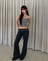 Witz Multi Strip クロップノースリーブ