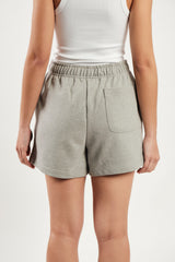 TEMPUS PATCH SHORT PANTS [GREY MELANGE]