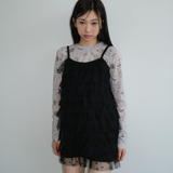 SHA エンブロイダリーカンカンドレス _BLACK