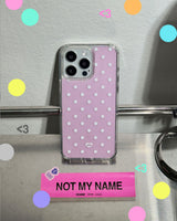 DOT JELLY Gel Hard Slim Phone Case - Pink