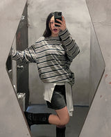 Tian snap layered wrap sleeveless