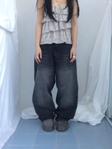 Texture Shirring Jumper
