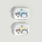 [AirPods] ミュージックキャットハードケース (blue)