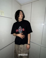 Scarred cross tee BK