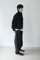 buckle neck field jacket